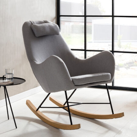 Artistiq Schommelstoel 'Julie' kleur Grijs | Artistiq Living