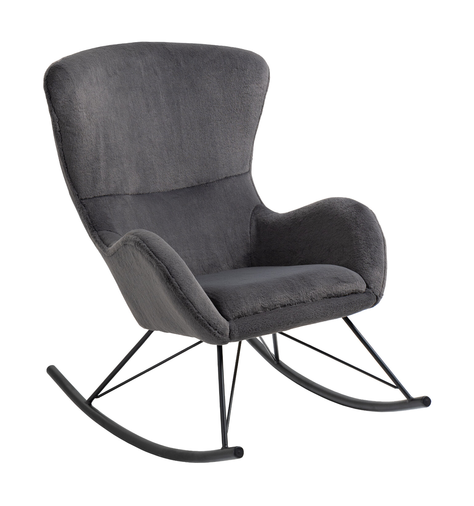 Artistiq Schommelstoel 'Timara' kleur donkergrijs | Artistiq Living