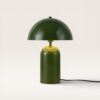 Asteri - Mushroom lamp 40 cm - E14 fitting - Retro design - Dressoir lamp - Groen metaal - Met aan/uit-schakelaar | LUSENZ