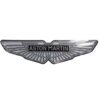 Aston Martin Zwart Logo Emaille Bord - 90 x 23cm | Aston Martin