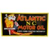Atlantic Motor Oil Stalen Bord Met Relief - 59 x 29cm | Fiftiesstore