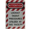 Attention Lockout Tagout Procedures Utilized At This Facility - Origineel | The Dutch Pickers