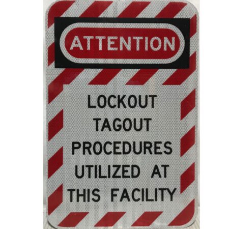 Attention Lockout Tagout Procedures Utilized At This Facility - Origineel | The Dutch Pickers