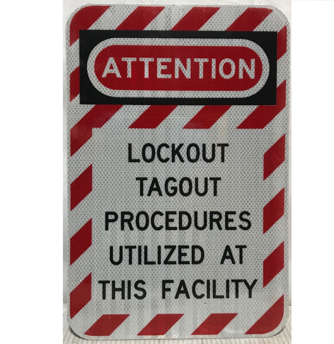 Attention Lockout Tagout Procedures Utilized At This Facility - Origineel | The Dutch Pickers