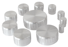 Audio Dynavox - 11-delige draaiknoppen set zilver | Audio Dynavox