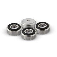 Audio Dynavox - Aluminium voeten 4 delig - zilver - 30 mm | Audio Dynavox