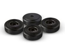 Audio Dynavox - Aluminium voeten 4 delig - zwart - 30 mm | Audio Dynavox