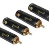 Audio Dynavox - Dynavox High-End cinch stekkerset 2 x rood