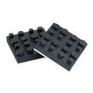 Audio Dynavox Dynavox rubberen antivibe voeten 4 delig 40x40mm | Audio Dynavox
