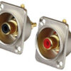 Audio Dynavox cinch chassideel rood+zwart | Audio Dynavox