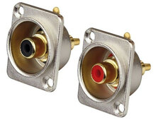 Audio Dynavox cinch chassideel rood+zwart | Audio Dynavox