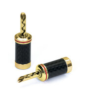 Audio Dynavox - holle banaanstekkerset Carbon 2 stuks | Audio Dynavox