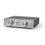 Audio Dynavox versterker/boxen switcher PRO - zilver | Audio Dynavox