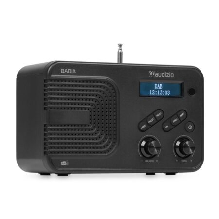 Audizio Badia DAB radio - Kleine radio met oplaadbare accu - Met | Audizio