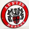 Austin Healey Emaille Bord 30 cm | Fiftiesstore