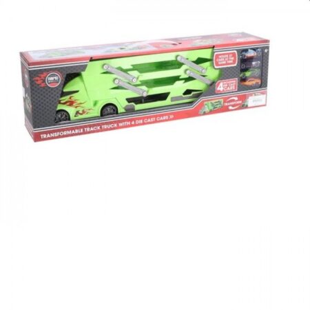 Autotransporter met 4 Auto's | Rapid Wheels