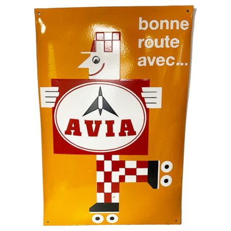 Avia Bonne Route Emaille Bord - 60 x 40cm | Fiftiesstore