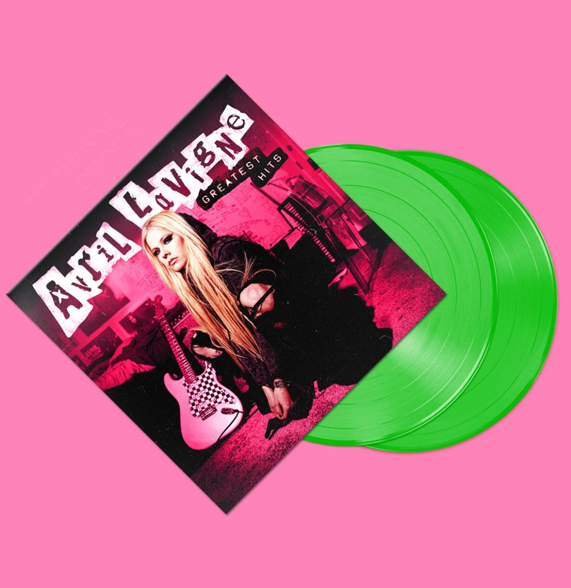 Avril Lavigne - Greatest Hits (Neon Groen Vinyl) 2 (LP) | Fiftiesstore