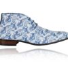 Azure Bird Garden High Lureaux - Handgemaakte Nette Schoenen Voor Heren | Lureaux