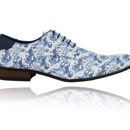 Azure Bird Garden Lureaux - Handgemaakte Nette Schoenen Voor Heren | Lureaux