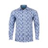 Azure Bird Garden Overhemd XL Lureaux - Handgemaakte Nette Schoenen Voor Heren | Lureaux