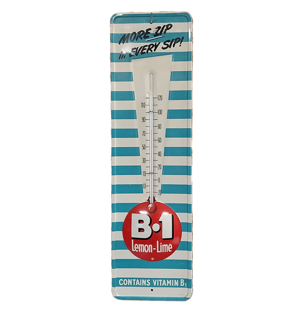 B1 Lemon-Lime Vintage Tin Thermometer | The Dutch Pickers