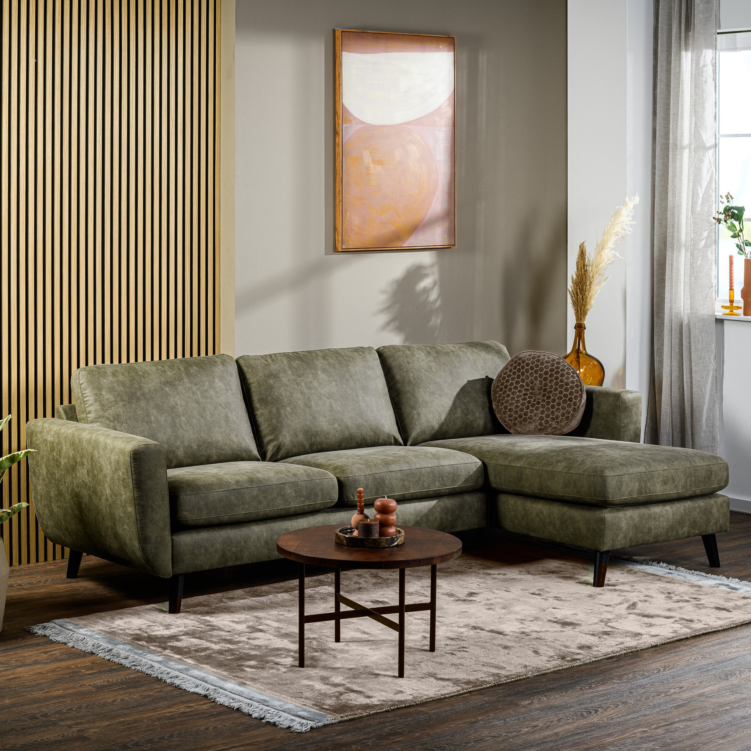 BASE 3-zits Loungebank 'Tequia' Links/Rechts