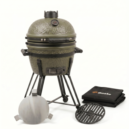 BASTE 16 inch kamado bbq Ultimate Pack - Olijfgroen | BASTE