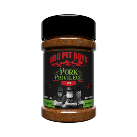 BBQ Pit Boys Pork Privilege 230g - Rub voor Varkensvlees met Kruidige Smaakboost | MegaGadgets.nl
