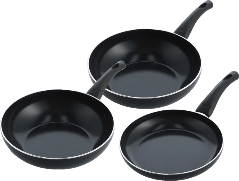 BK Brilliant Koekenpannenset 24 + 28 cm + Wokpan