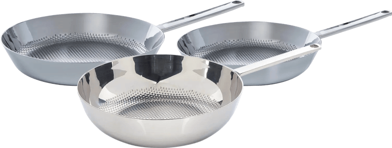 BK Conical Koekenpannenset 24 + 28 cm + Wokpan 30 cm