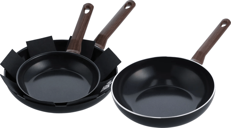 BK Simply Ceramic Keramische koekenpannenset 24 + 28 cm + Wokpan 28 cm