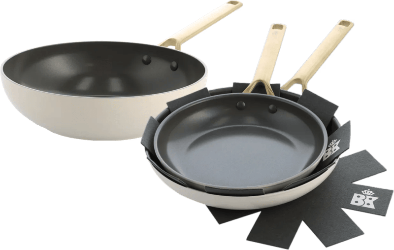 BK Sublime Koekenpannenset 24 + 28 cm + Wokpan 28 cm