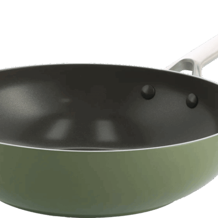 BK Sublime Wokpan 28 cm Olijfgroen