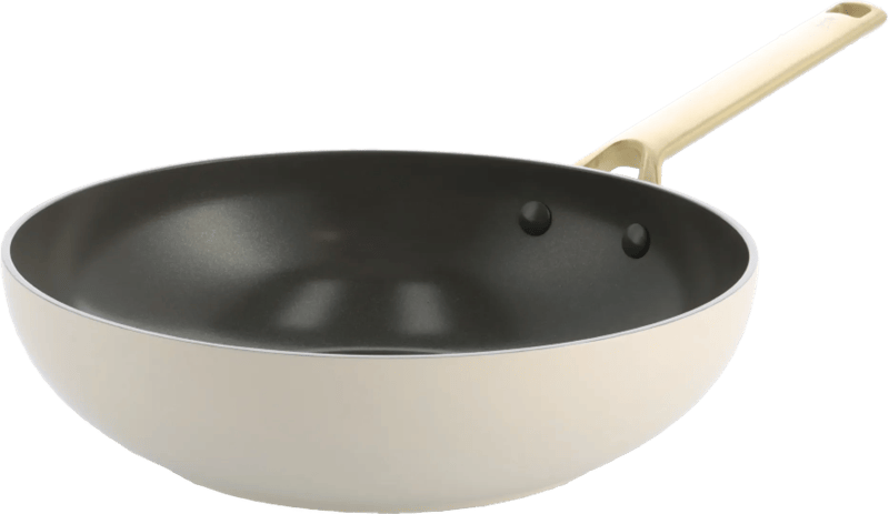 BK Sublime wokpan 28 cm Cream