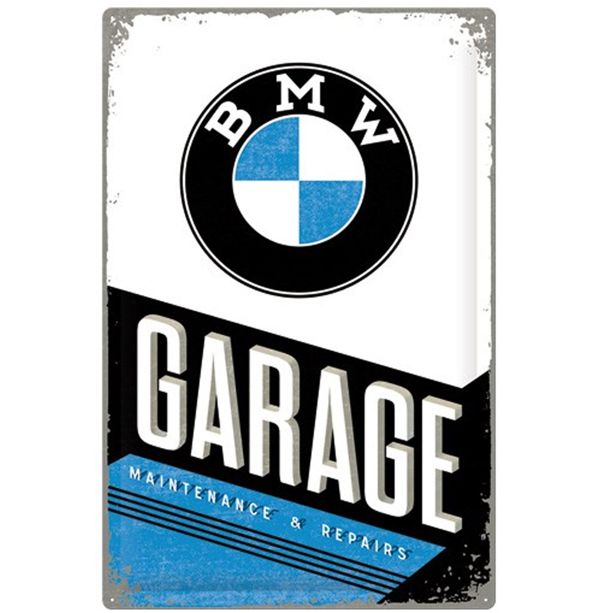 BMW Garage Maintenance & Repairs Metalen Bord 40 x 60 cm - LAATSTE KANS | BMW