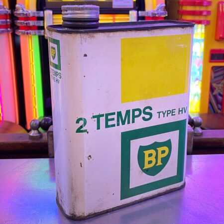BP 2 Temps Vintage Motor Olieblik- Origineel | The Dutch Pickers