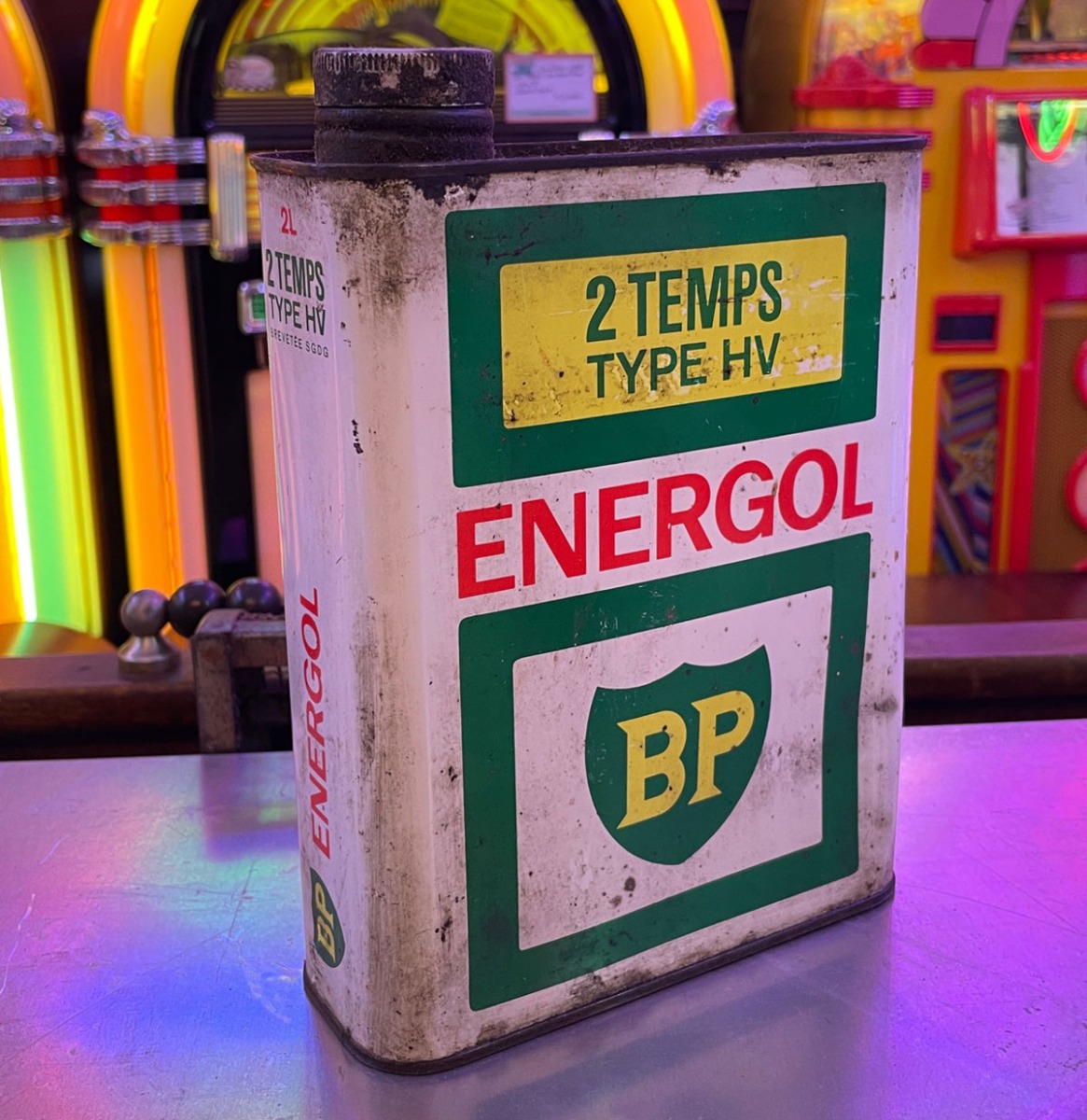BP Energol Vintage Motor Olieblik - Origineel | The Dutch Pickers