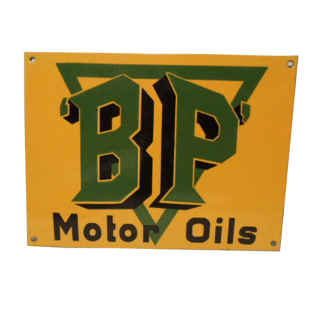 BP Motor Oils Emaille Bord | Fiftiesstore