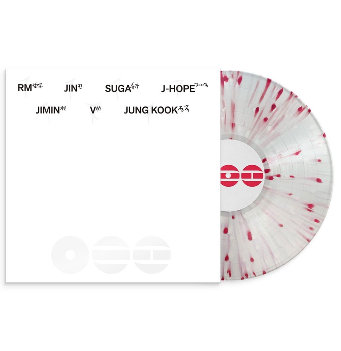 BTS - Arirang (Doorzichtig Met Rood Splatter Vinyl + Slipmat) (LP) | Fiftiesstore