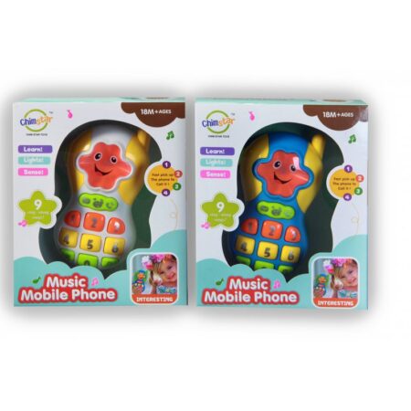 Baby muziek telefoon met 9 liedjes | Merkloos