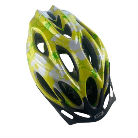 Babyhelm Kinderhelm Hibiscus Lime Chaos S 48-55 cm | Abus