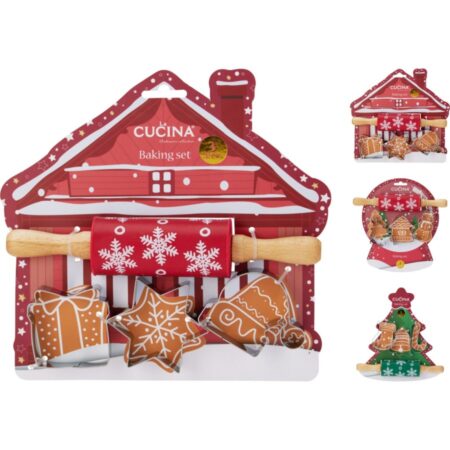 Bakset 4dlg Kerst Desin |
