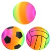 Bal Regenboog PVC 23cm | Scatch
