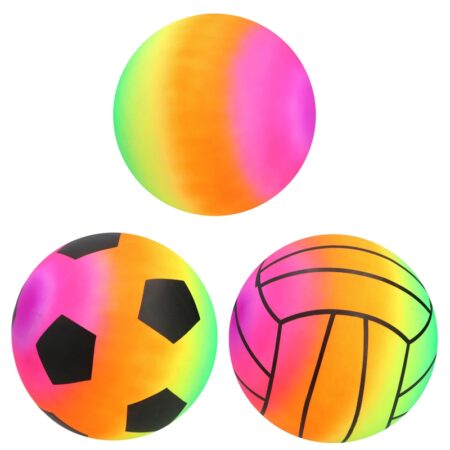 Bal Regenboog PVC 23cm | Scatch