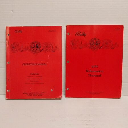 Bally Black Rose Pinball Operations and Schematic Manual | Fiftiesstore