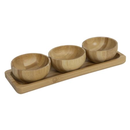 Bamboe tapasset 4-delig 21x7x4