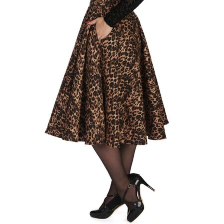 Banned Cheetah Girl Swing Skirt Leopard-2XL | Banned