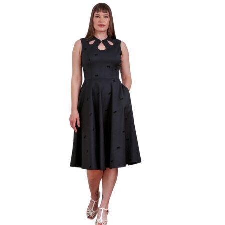 Banned Daisy Cherry Dress Black-2XL | Banned