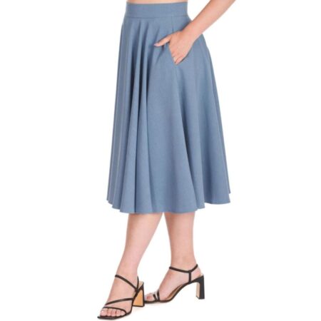 Banned Dance & Sway Swing Skirt Blue-M | Banned